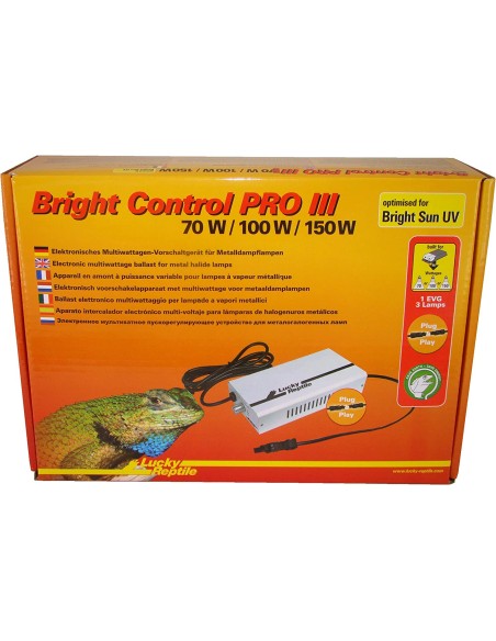 Bright Control Pro III - Lucky Reptile, Balastro 70w/100w/150w.