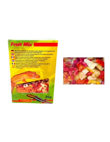 Lucky Reptile Fruit Mix, Frutas liofilizadas.