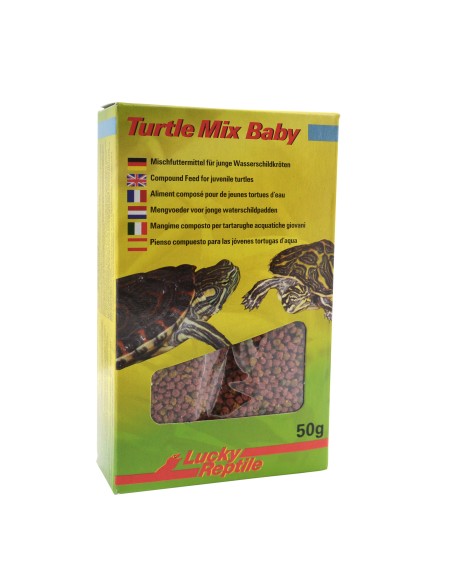 Lucky reptile Turtle Mix Baby, Pienso completo para tortugas de agua  babys.
