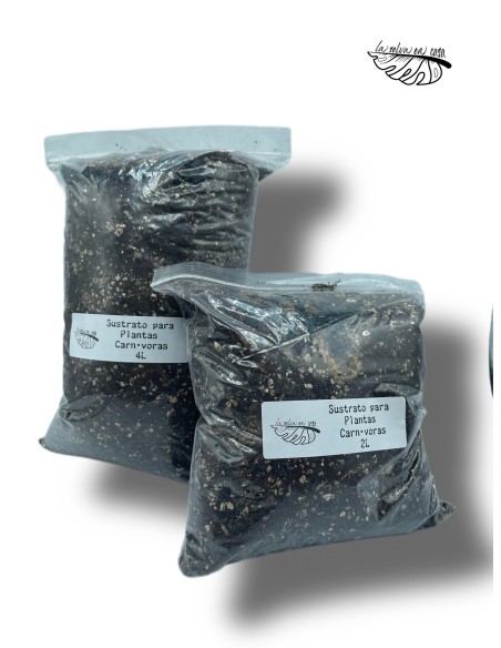 Sustrato Premium para Plantas Carnívoras.