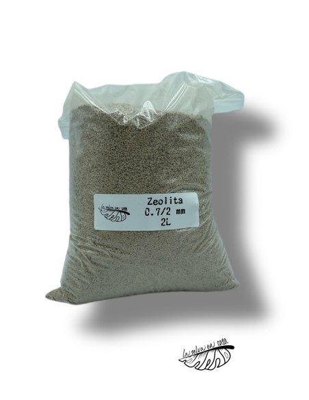 Zeolita 0.7/2mm por litros.