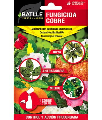Fungicida Cobre BATLLE – Sobre para 5 L