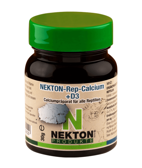 NEKTON Rep-Calcium + D3 – Calcio con Vitamina D3 para Reptiles y Anfibios