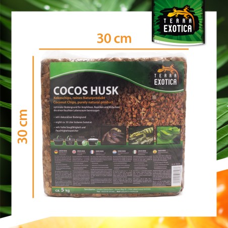 Coco Husk 5 kilos, Terra Exótica.