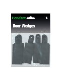HabiStat Door Wedges, Cuñas de Goma para Puertas. Pack 6.