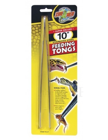 Pinzas para alimentación de acero inoxidable 25cm