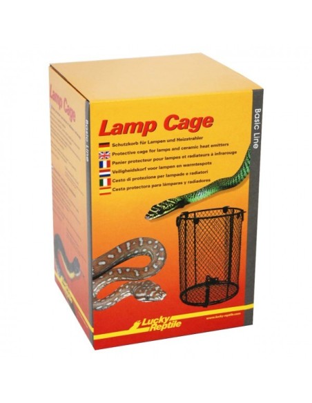 Lamp Cage, Protector para lampara, Lucky reptile.
