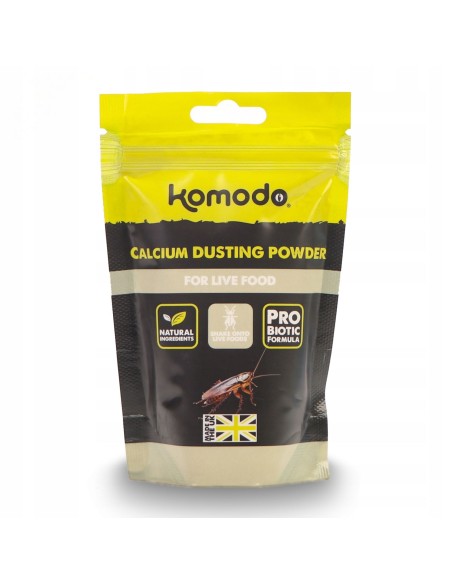 Komodo Calcium Dusting Powder Sin D3 – 200 g