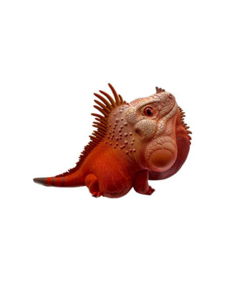 Iguana Iguana Red.  Figura de colección. Figura de Colección | Artroposfera