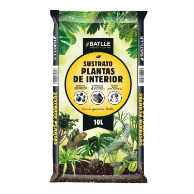 Sustrato de plantas de interior 10L. Batlle