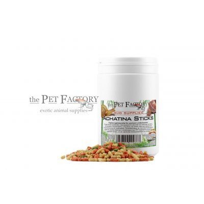 Achatina Sticks 125g, Alimento para caracoles y cangrejos.