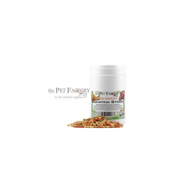 Achatina Sticks 125g, Alimento para caracoles y cangrejos.
