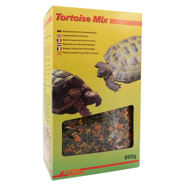Tortoise Mix, Alimento para tortugas de tierra, Lucky reptile.