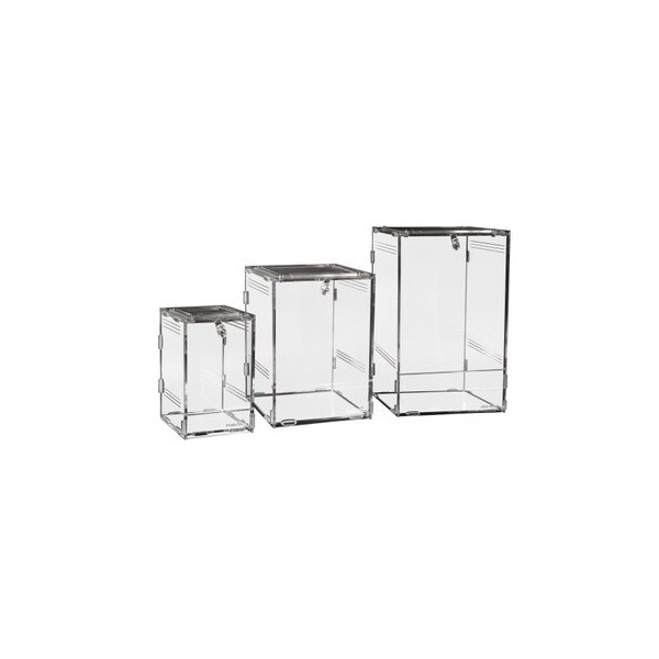 HabiStat Clear Home, terrario acrílico desmontable.