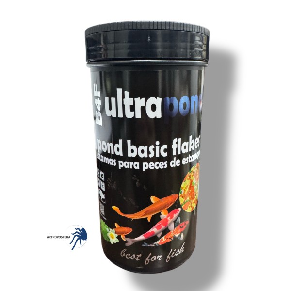 POND BASIC FLAKES 1000ML Y 2000ML (Alimento en escama para peces de estanque)