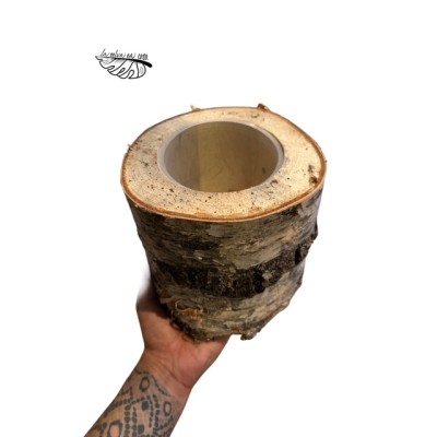 Maceta tronco natural, varios tamaños.