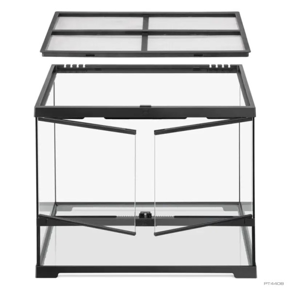 Pro Terrarium de Cristal Exo Terra Mediano 60x45cm base, varias medidas.