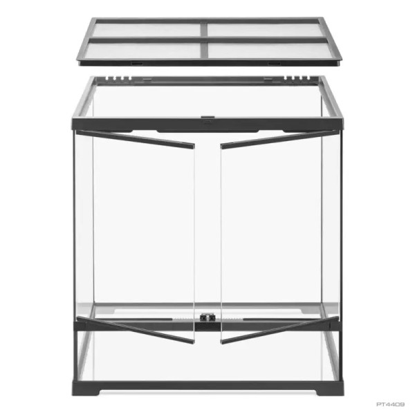 Pro Terrarium de Cristal Exo Terra Mediano 60x45cm base, varias medidas.
