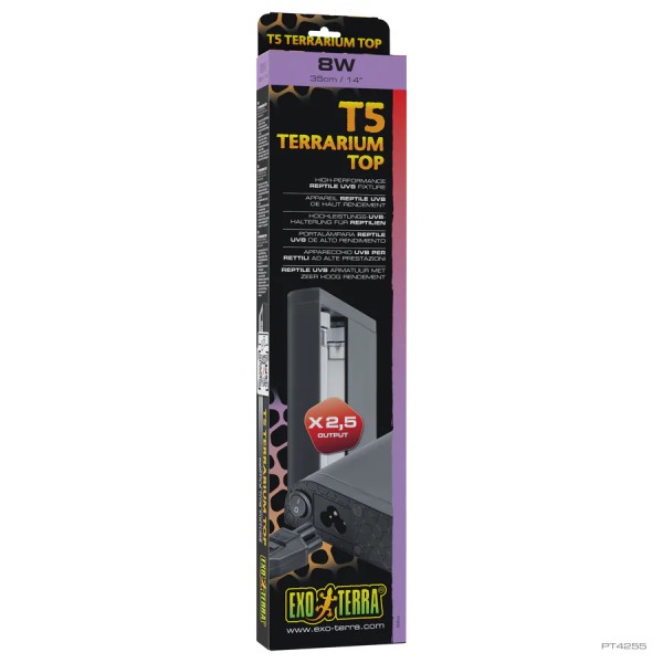 Portalámparas para Tubos T5 Exo Terra