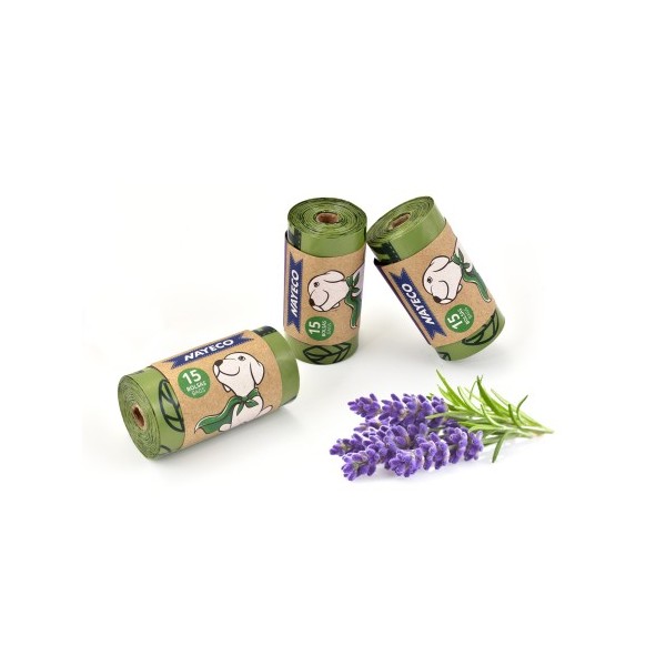 ROLLO BOLSAS HIGIENCIAS LAVANDA 15 BOLSAS (UMV 20uds), NAYECO.