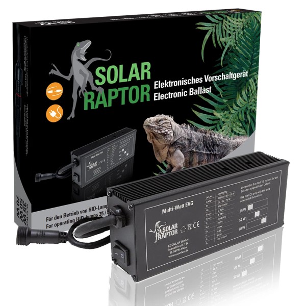 SOLAR RAPTOR® Multi-Watt EVG – Balastro Electrónico 35 W / 50 W / 70 W