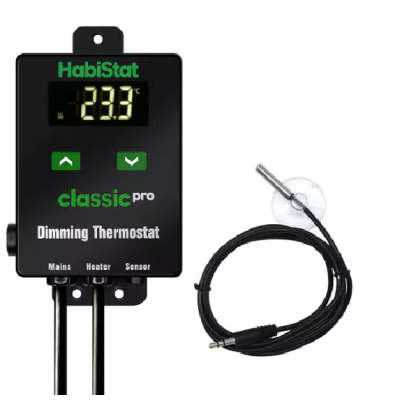 HabiStat Classic Pro Dimming Thermostat, Black, 450 Watt