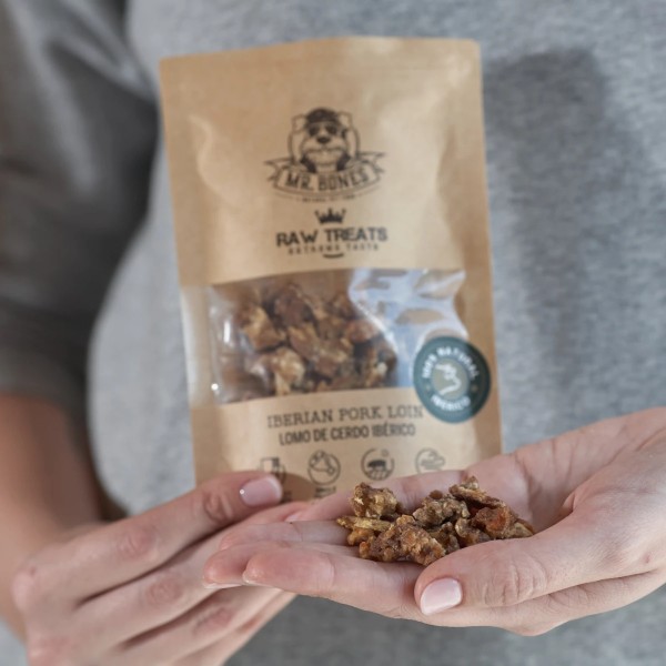 Raw Treats Cerdo ibérico – Snack natural para perro y gato