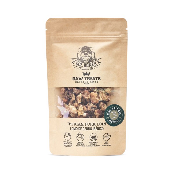 Raw Treats Cerdo ibérico – Snack natural para perro y gato