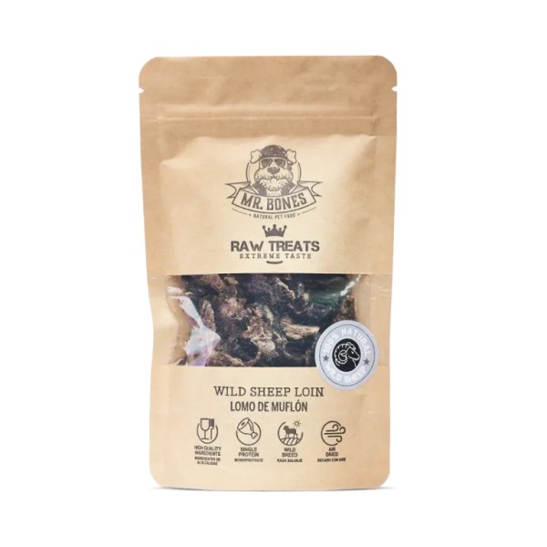 Raw Treats Muflón – Snack natural para perro y gato