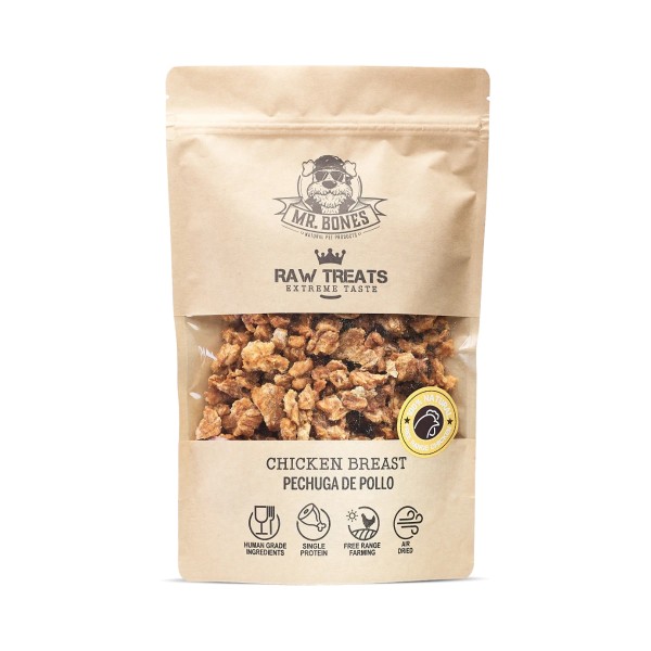 Raw Treats Pechuga de pollo – Snack natural para perro y gato
