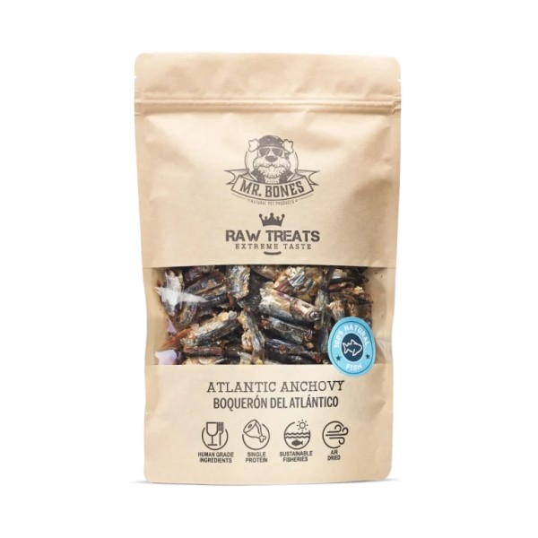 Raw Treats Boquerón – Snack natural para perro y gato