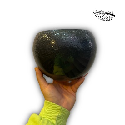MACETA symmetric granit lasur 15CM