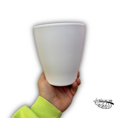 MACETA Kolibri Carolina White 14CM