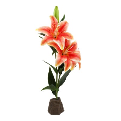 Lily orange / Planta artificial / Lucky Reptile
