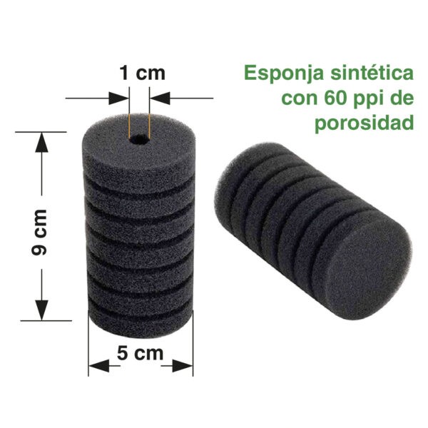 Filtros de esponja HYGGER Single HG908 + Repuesto