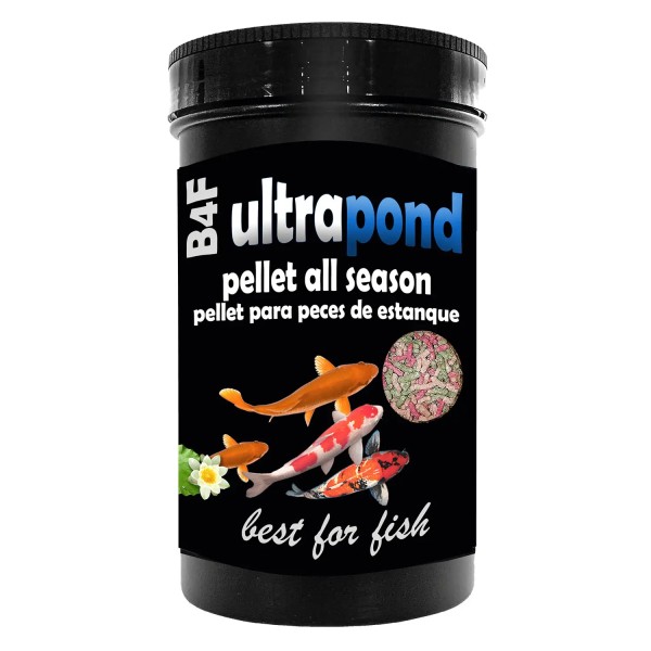 B4F Pellet All Season - Alimento completo en pellets flotantes para peces de estanque