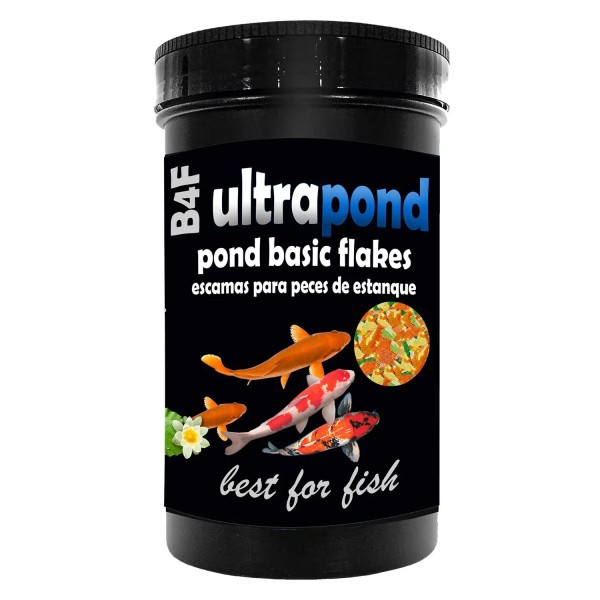 POND BASIC FLAKES 1000ML Y 2000ML (Alimento en escama para peces de estanque)