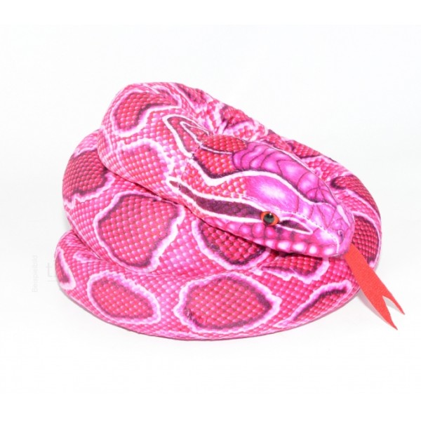 Peluche Python Rosa