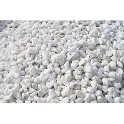 Grava Blanca de Marmol Premium 2