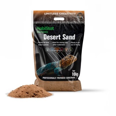HabiStat Desert Sand – 10 kg - Sustrato de arena de desierto