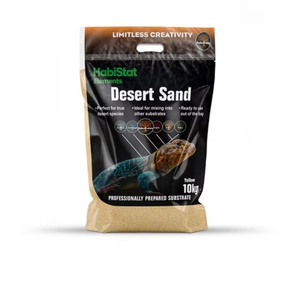 HabiStat Desert Sand – 10 kg - Sustrato de arena de desierto