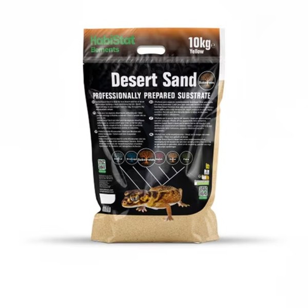 HabiStat Desert Sand – 10 kg - Sustrato de arena de desierto