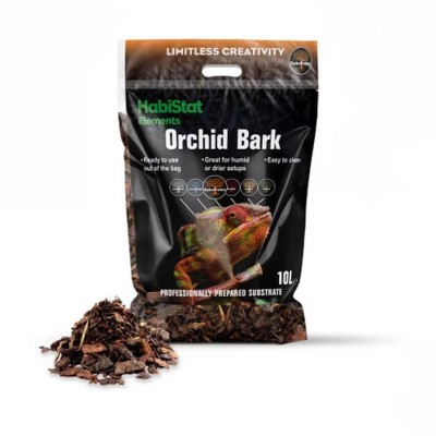 HabiStat Orchid Bark – 10 Litros - Sustrato de corteza