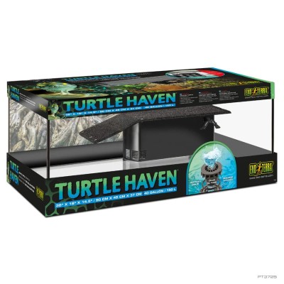 Exo Terra Turtle Haven Kit – Terrario Completo para Tortugas Acuáticas
