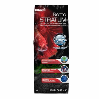 Sustrato Fluval Betta Stratum para acuarios plantados con Bettas