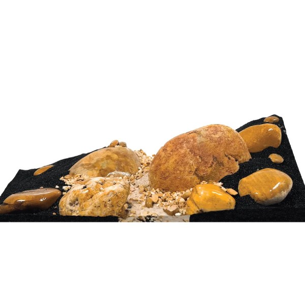 Kit de piedras y grava Fluval Yellowstone Canyon para acuascaping natural
