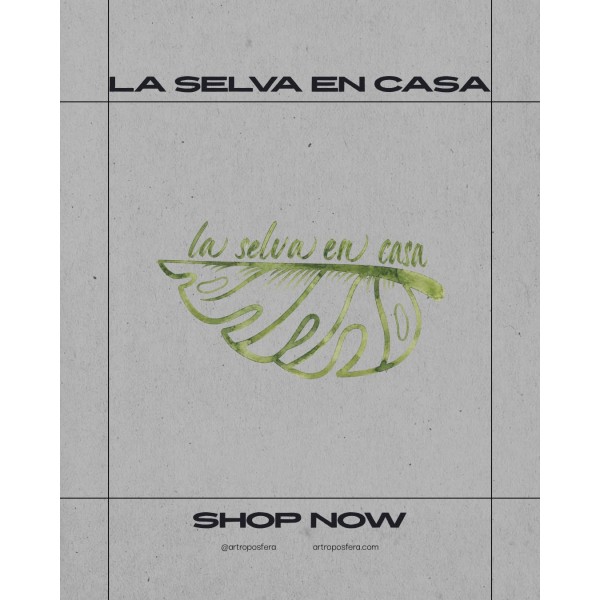 Camiseta La Selva en Casa – Logo y Diseño Botánico