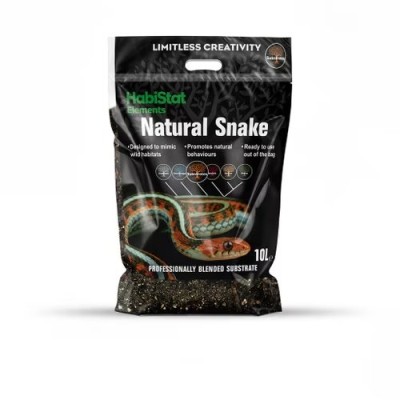 HabiStat Natural Snake Substrate 10 L – Sustrato Natural para Serpientes