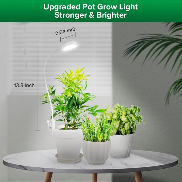 Lámpara LED para Plantas Pot Clip 10 W con Temporizador | SANSI