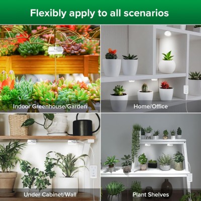 Lámpara LED para Plantas Puck 10 W con Temporizador y Regulador | SANS 2